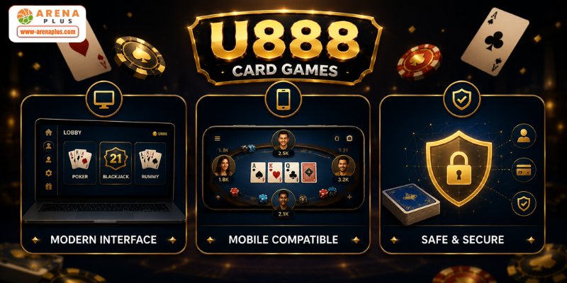 Key Features of U888 Card Games